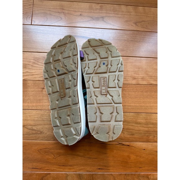 LL Bean Womens Katahdin Sport Sandals Purple Teal Strappy Hiking Shoes Size 9 - Picture 3 of 6